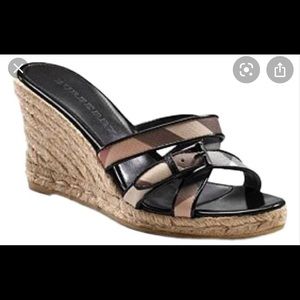 Vintage Burberry wedges